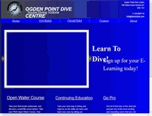 Tablet Screenshot of divevictoria.com